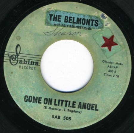 BELMONTS - Come on little angel -A1-.jpg