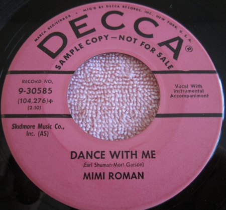 Roman,Mimi11Dance with me Decca 9-30585.jpg
