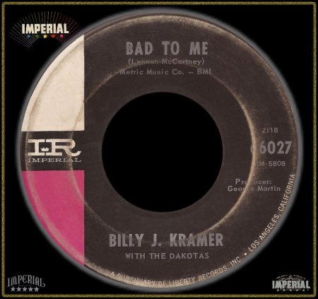 BILLY J. KRAMER WITH THE DAKOTAS - BAD TO ME_IC#004.jpg
