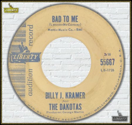 BILLY J. KRAMER WITH THE DAKOTAS - BAD TO ME_IC#003.jpg