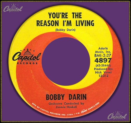 BOBBY DARIN - YOU'RE THE REASON I'M LIVING_IC#002.jpg