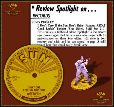 ELVIS PRESLEY - I DON'T CARE IF THE SUN DON'T SHINE_IC#003.jpg