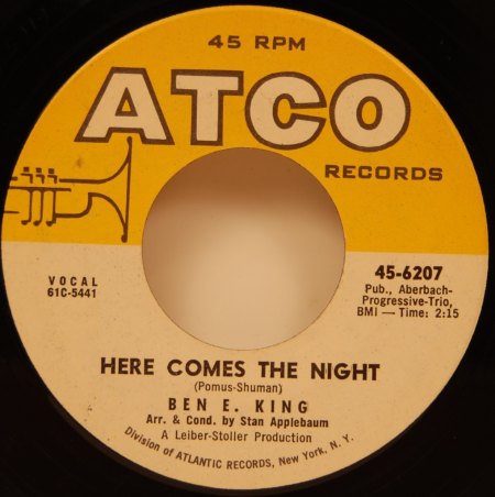 BEN E.KING - Here comes the night -A-.jpg