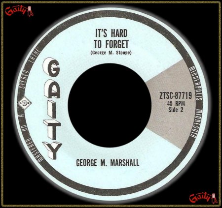 GEORGE M. MARSHALL - IT'S HARD TO FORGET_IC#001.jpg